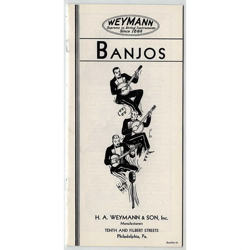 Weymann Banjos Catalog C.1928