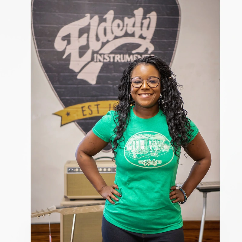 WOMEN'S 50TH ANNIVERSARY LOGO TEE HEATHERED KELLY GREEN (VARIOUS SIZES)