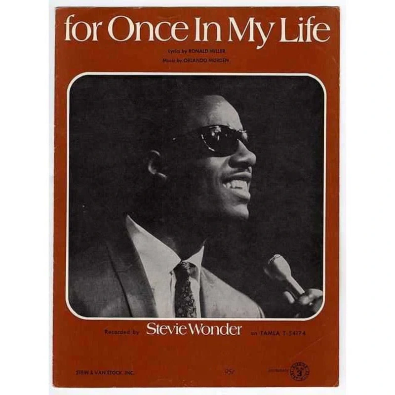 Wonder, Stevie: For Once in My Life (Sheet Music)