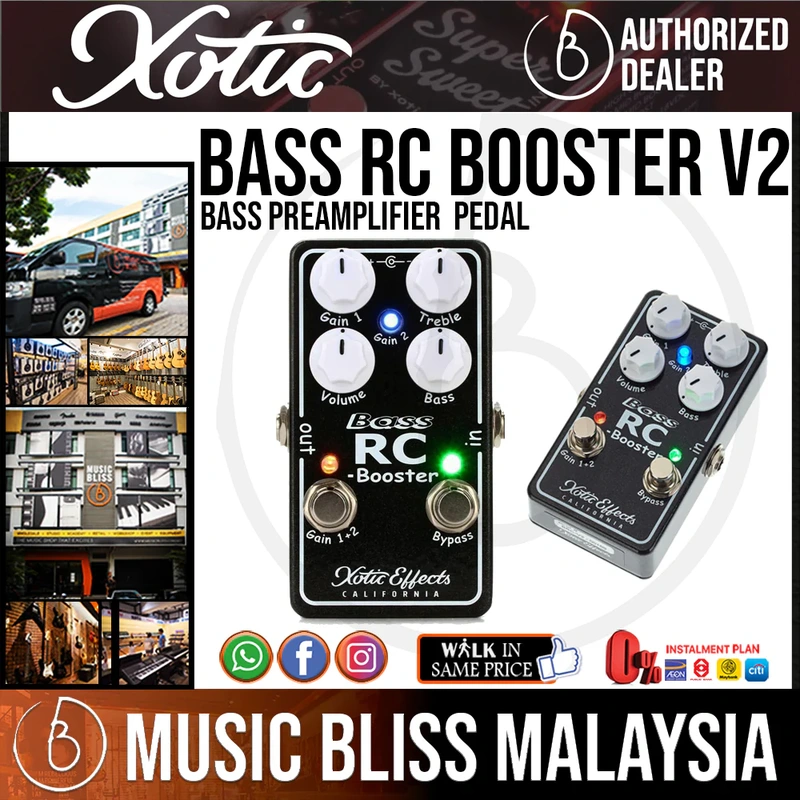Xotic Bass RC Booster V2 Pedal