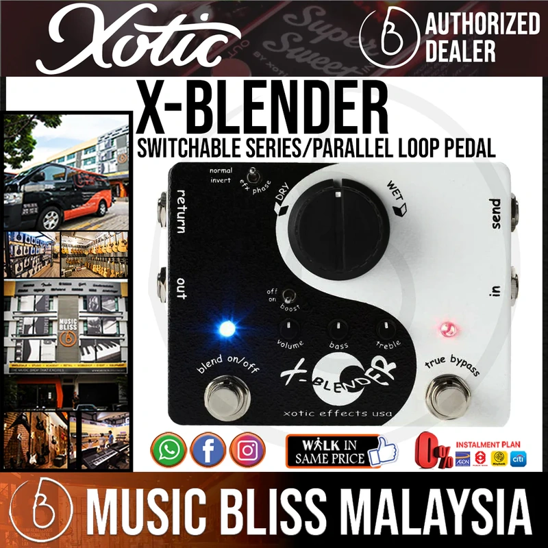 Xotic X-Blender Switchable Series/Parallel Loop Pedal