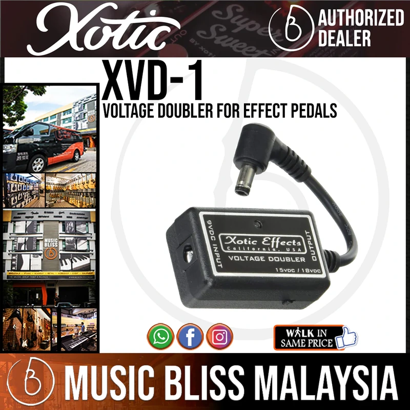 Xotic XVD-1 Voltage Doubler For Effect Pedals
