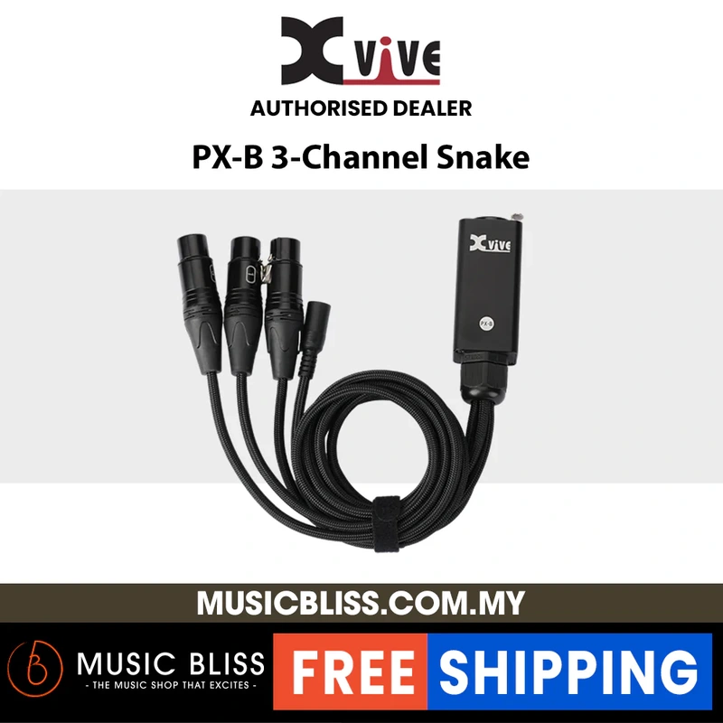 Xvive Audio PX-B 3-Channel Snake