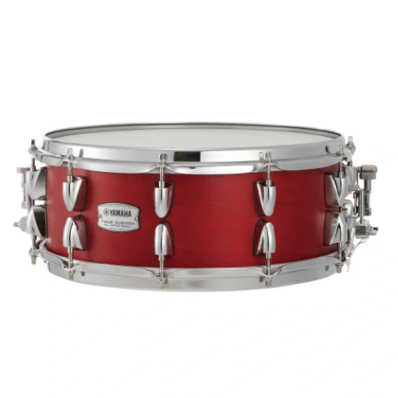 Yamaaha 5.5" X 14" Maple Shell Tour Custom Snare Candy Apple Satin