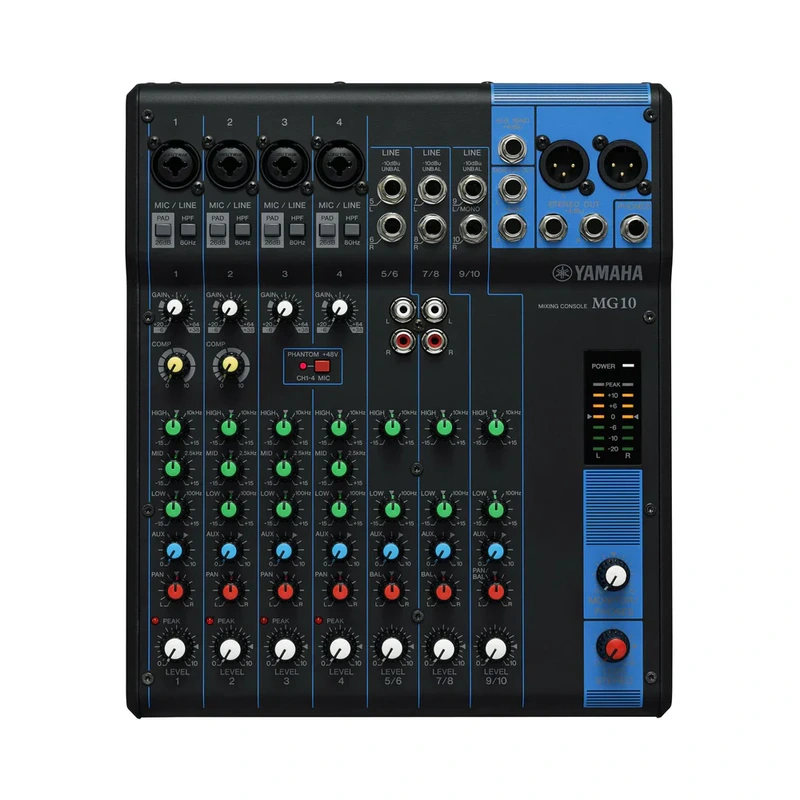 Yamaha 10-Channel MG10 Analog Mixer