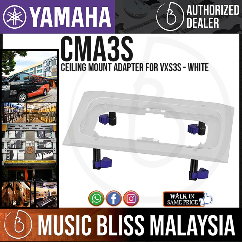 Yamaha CMA3SW Ceiling Mount Adapter for VXS3S - White