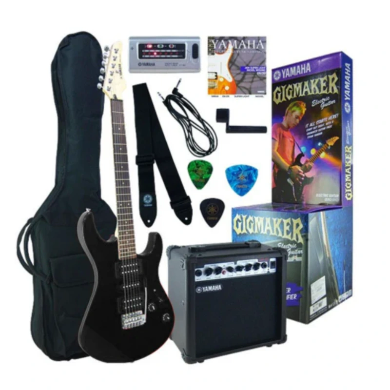 Yamaha Gigmaker Electric Guitar Package ERG121 Model - Black