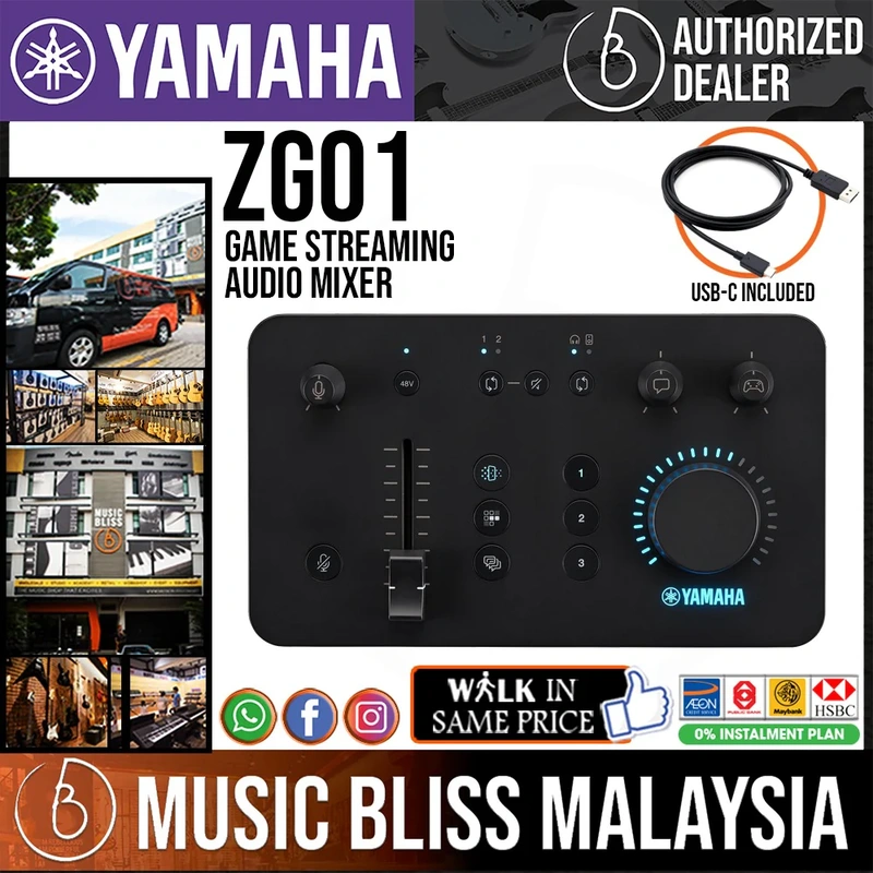Yamaha ZG01 Game Streaming Audio Mixer