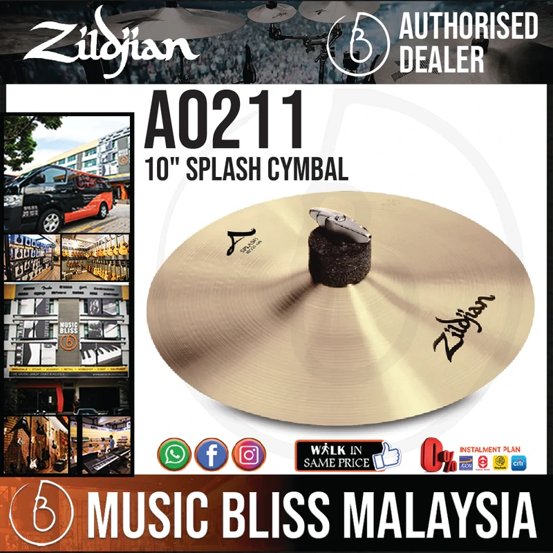 Zildjian 10" A Zildjian Splash Cymbal