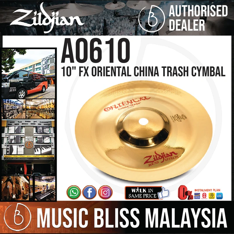 Zildjian 10" FX Oriental China Trash Cymbal