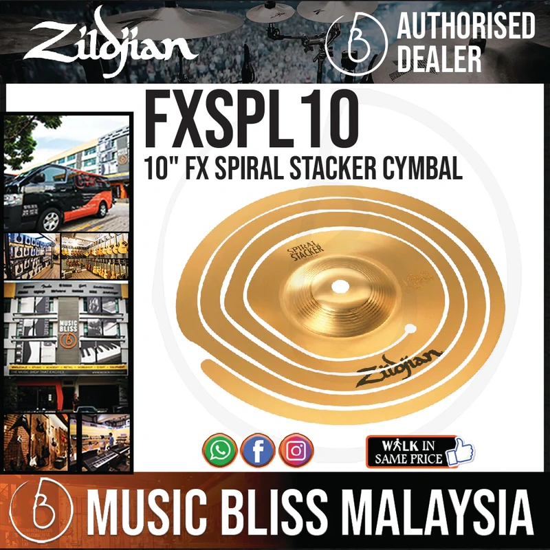 Zildjian 10" FX Spiral Stacker Cymbal