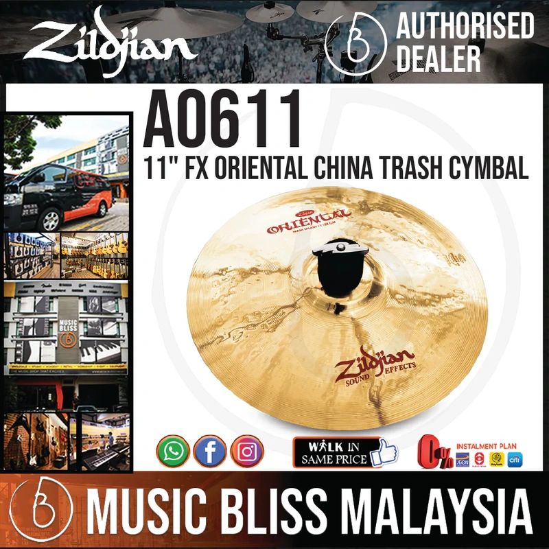Zildjian 11" FX Oriental China Trash Cymbal