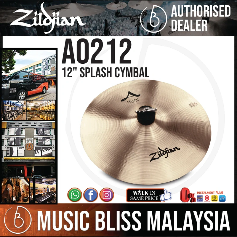 Zildjian 12" A Zildjian Splash Cymbal