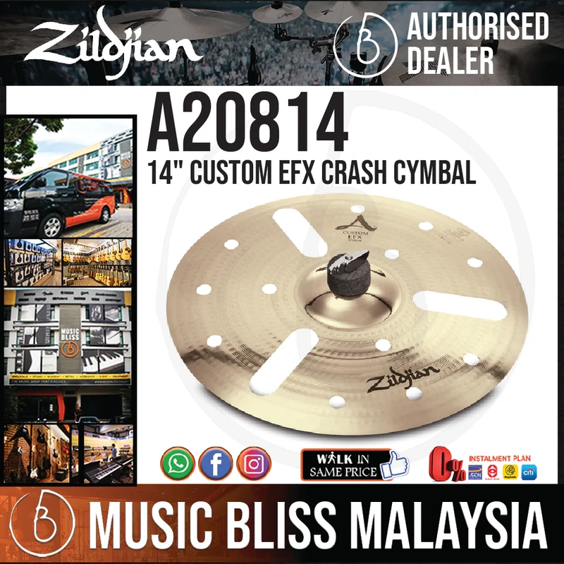 Zildjian 14" A Custom EFX Crash Cymbal