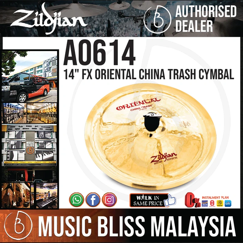 Zildjian 14" FX Oriental China Trash Cymbal