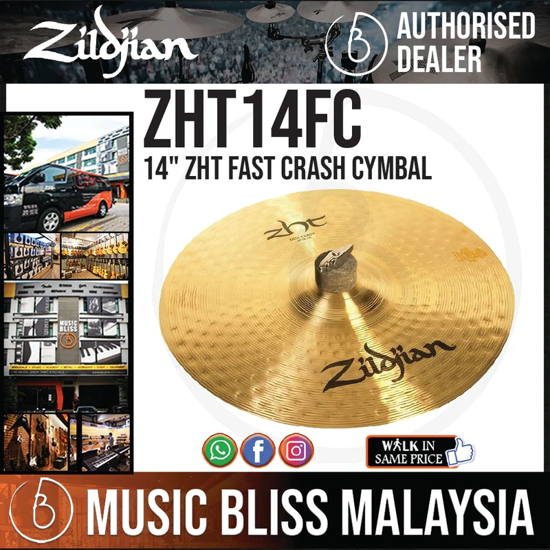 Zildjian 14" ZHT Fast Crash Cymbal
