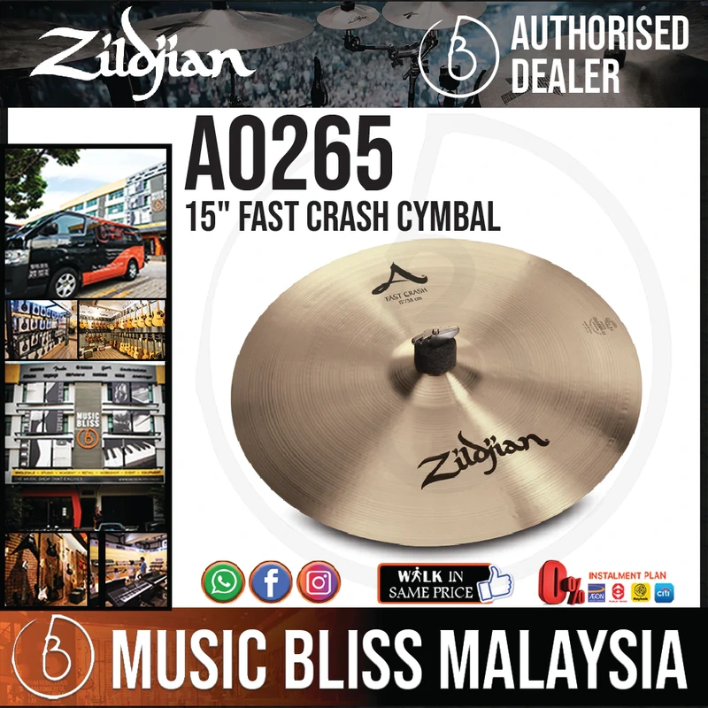 Zildjian 15" A Zildjian Fast Crash Cymbal