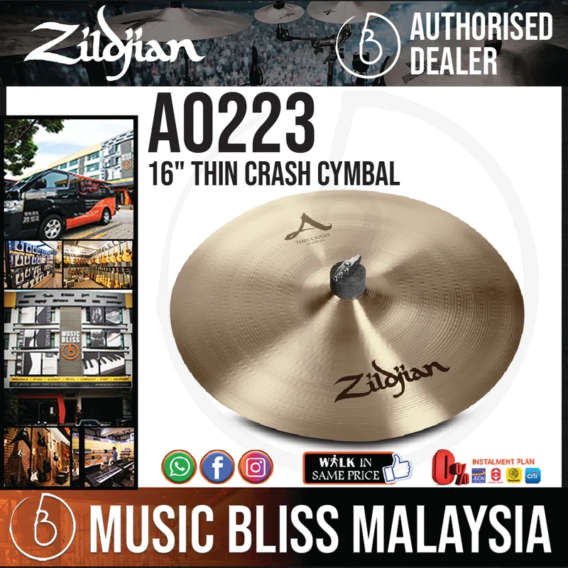 Zildjian 16" A Zildjian Thin Crash Cymbal