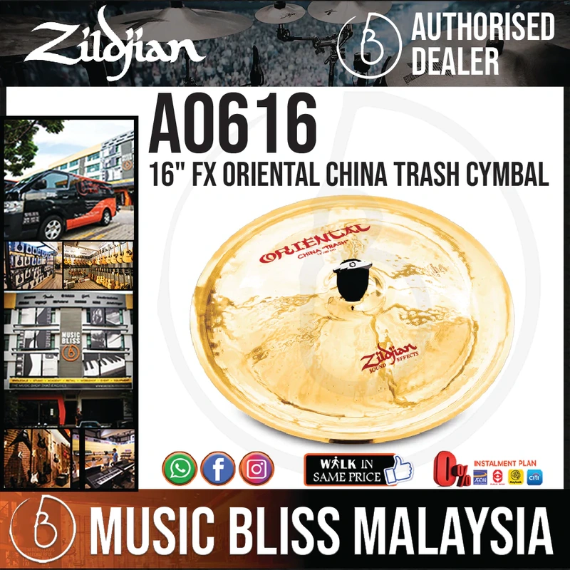 Zildjian 16" FX Oriental China Trash Cymbal