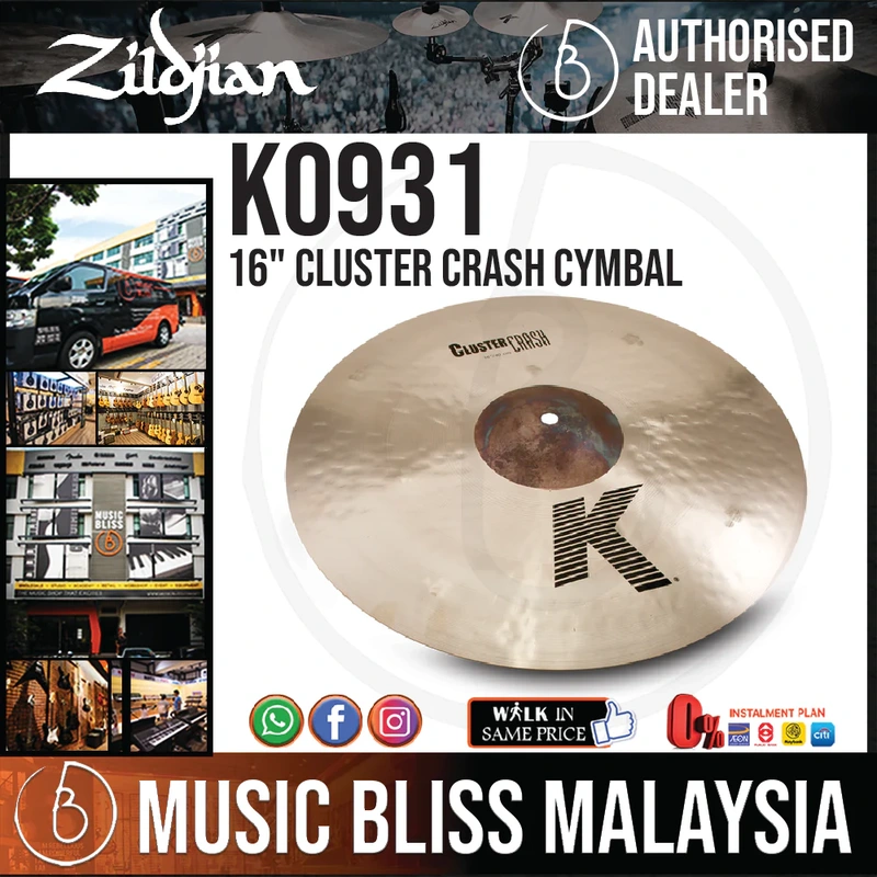 Zildjian 16" K Zildjian Cluster Crash Cymbal