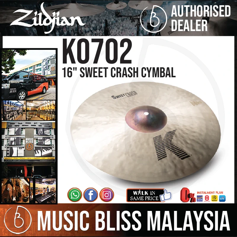 Zildjian 16" K Zildjian Sweet Crash Cymbal