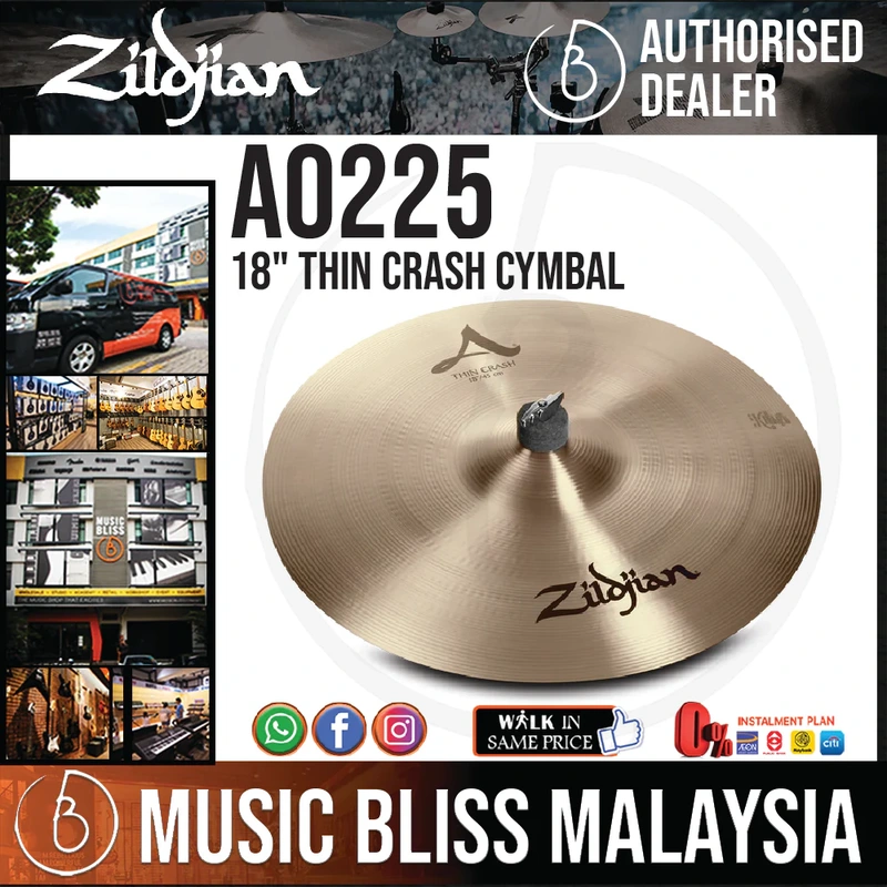 Zildjian 18" A Zildjian Thin Crash Cymbal