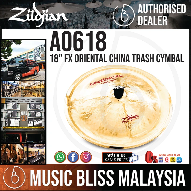 Zildjian 18" FX Oriental China Trash Cymbal