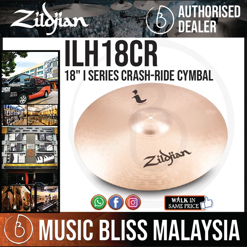 Zildjian 18" I Series Crash-Ride Cymbal