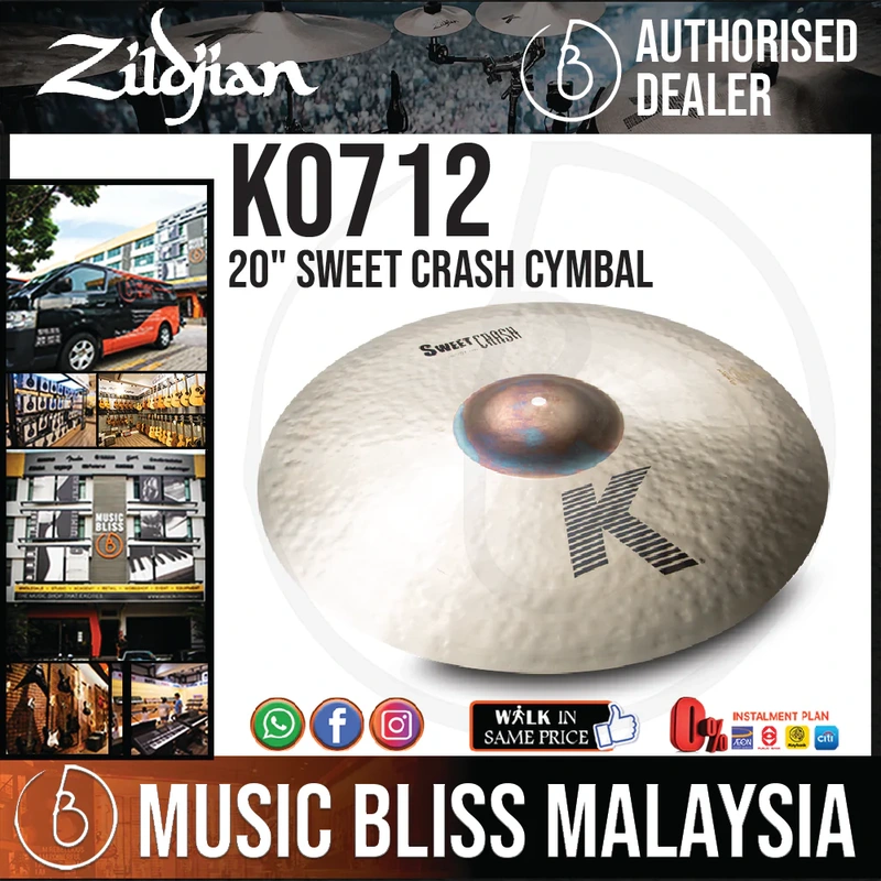Zildjian 20" K Zildjian Sweet Crash Cymbal