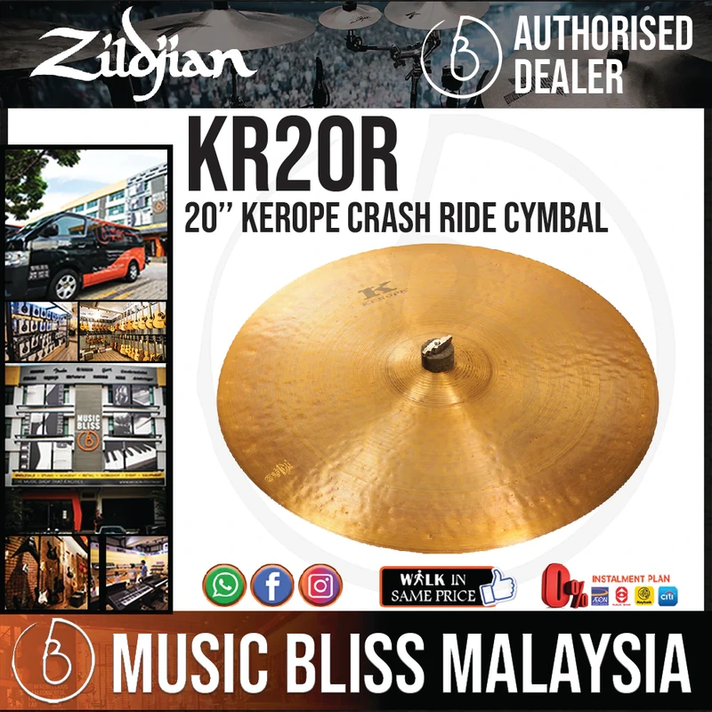 Zildjian 20" Kerope Crash Ride Cymbal