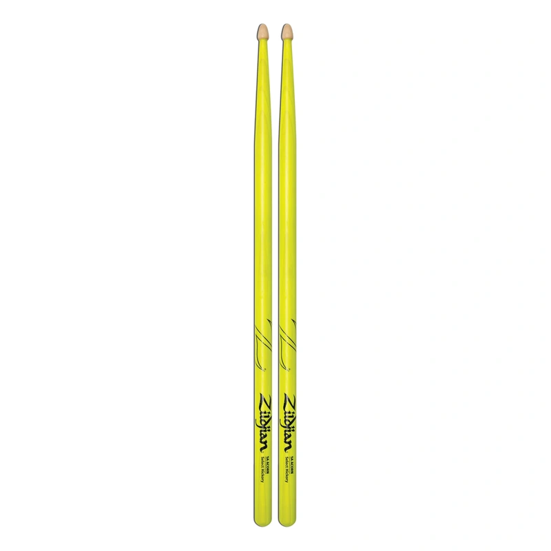 Zildjian 5A Acorn Neon Yellow Drumsticks