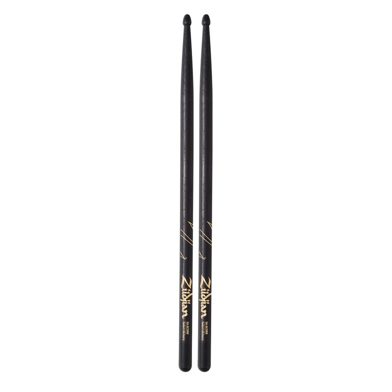 Zildjian 5A Acorn Tip Black Drumsticks