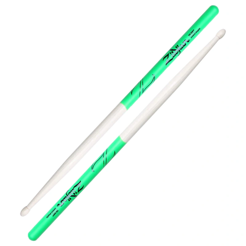 Zildjian 5B Maple Green Dip Drumsticks