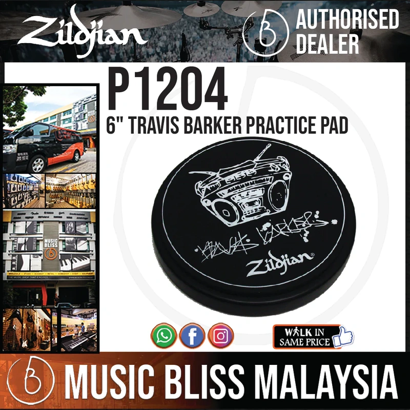 Zildjian 6" Travis Barker Practice Pad