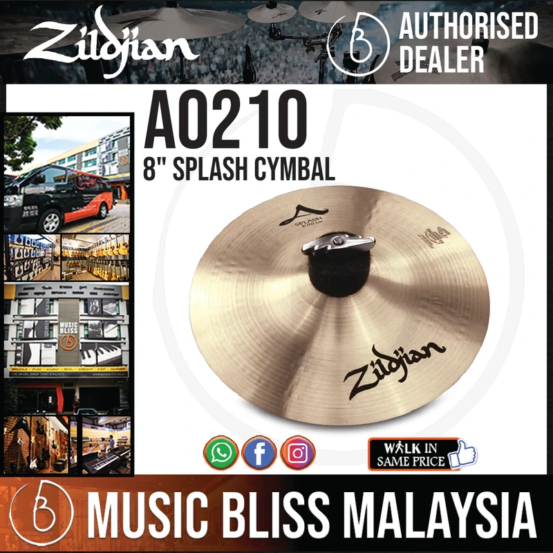 Zildjian 8" A Zildjian Splash Cymbal