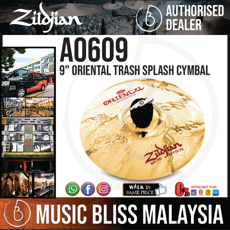 Zildjian 9" Oriental Trash Splash Cymbal