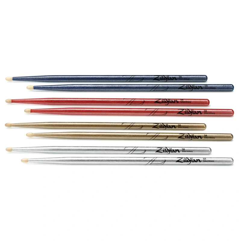 Zildjian Chroma 4 for 3 Drumstick Value Pack - 5A - Assorted Colors