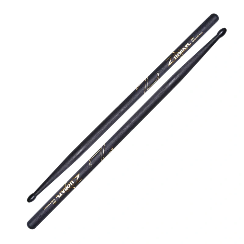 Zildjian Hickory Series 5B Nylon Tip Black Drumsticks