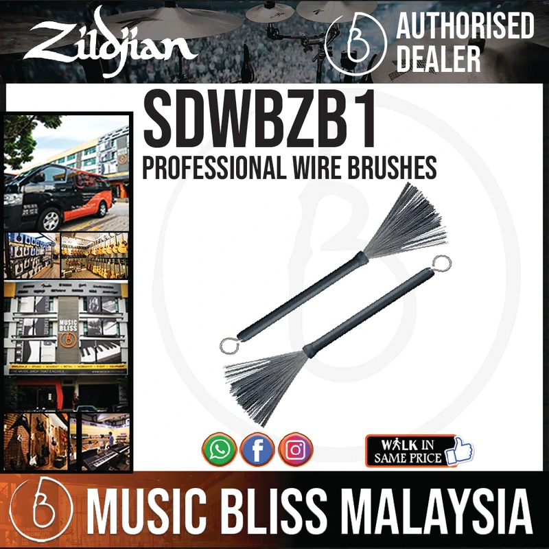 Zildjian Professional Retractable Wire Brushes