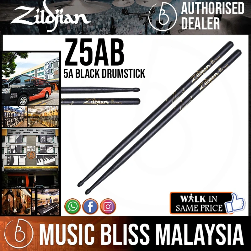 Zildjian Z5AB 5A Black Drumstick