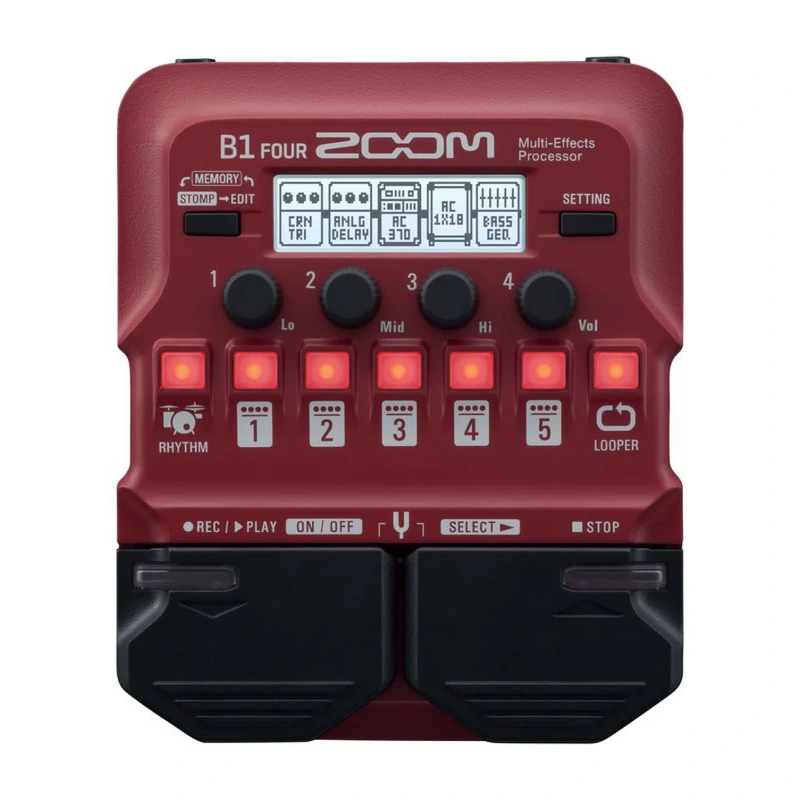 Zoom B1 FOUR Bass Multi-effects Processor