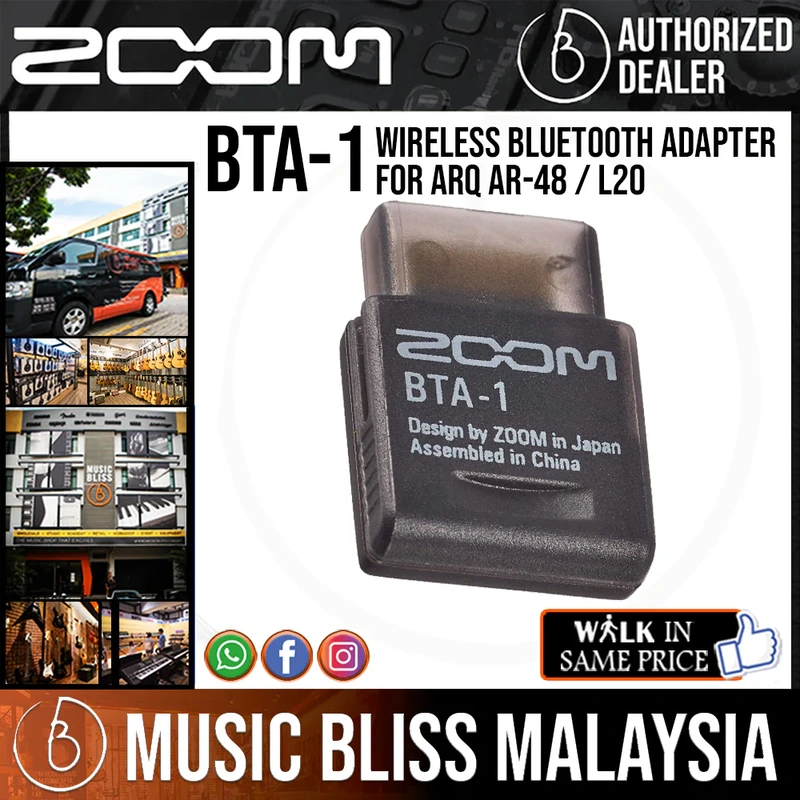Zoom BTA-1 Wireless Bluetooth Adapter