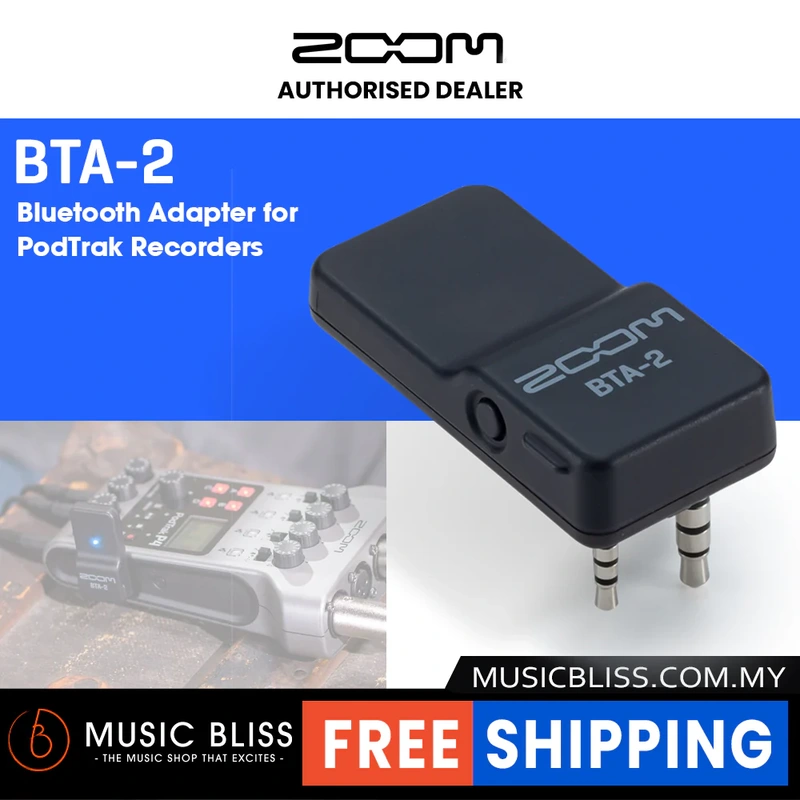 Zoom BTA-2 Bluetooth Adaptor for PodTrak Recorders