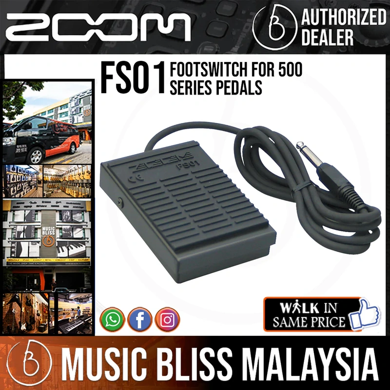 Zoom FS01 Footswitch for 500 Series Pedals