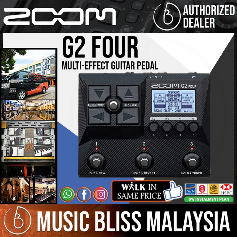 Zoom G2 Four Multi-effects Processor Pedal