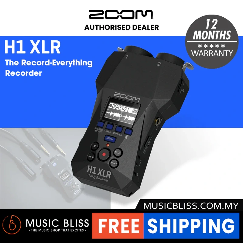 Zoom H1 XLR Portable Recorder with 0% Instalment