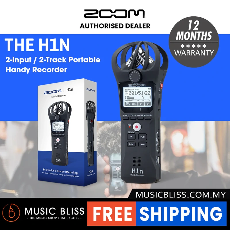 Zoom H1n Handy Recorder with 0% Instalment