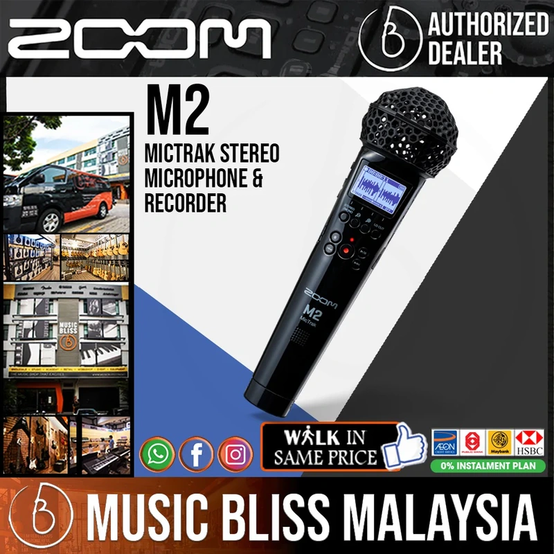 Zoom M2 MicTrak 2-channel 32-bit Portable Recorder