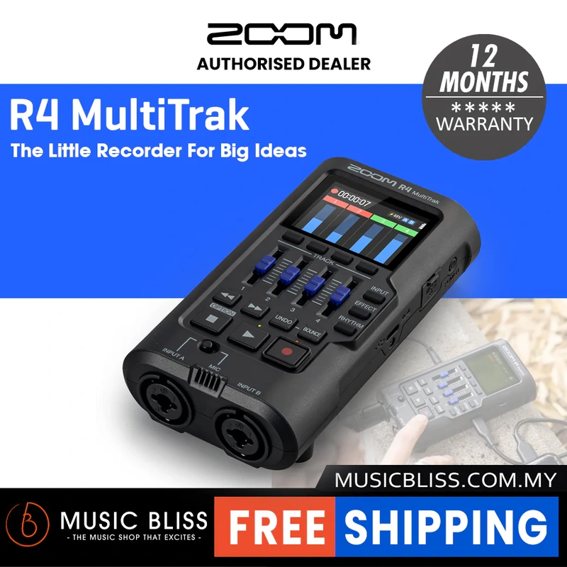 Zoom R4 MultiTrak SD Recorder and USB Audio Interface